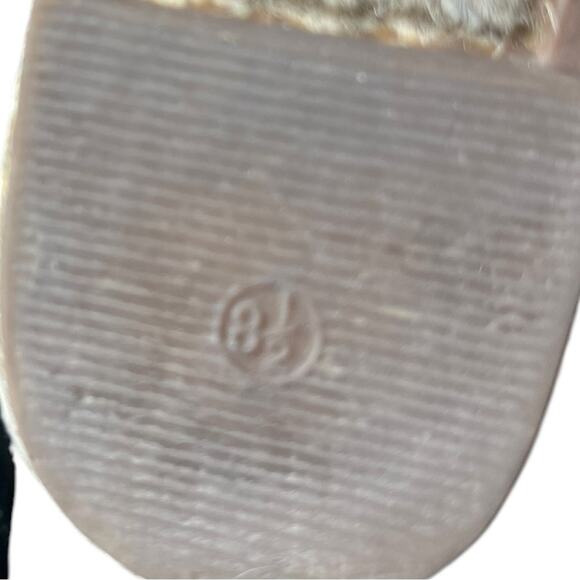 Marc Fisher Annie Camel Leather Platform Espadrille Wedge Sandal Women’s Sz 8.5 - Picture 10 of 10